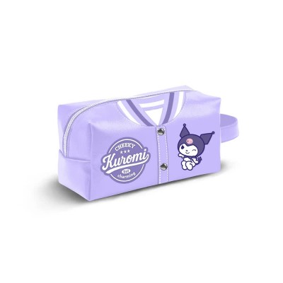 несесер,тоалетни,принадлежности,karactermania,hello,kitty,kuromi,varsity,wash,bag,purple,(mauve)