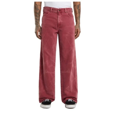 дънки,мъжки,панталони,dickies,958,baggy,straight,work,jeans,pink,(garnet)