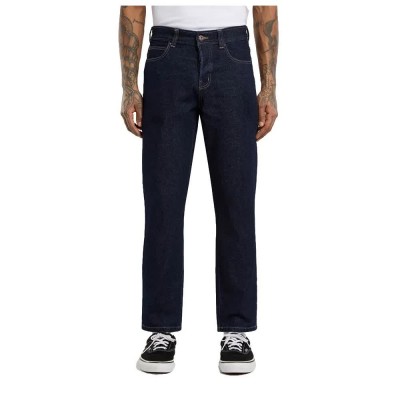 дънки,мъжки,панталони,dickies,982,slim,tapered,jeans,blue,(rinsed)