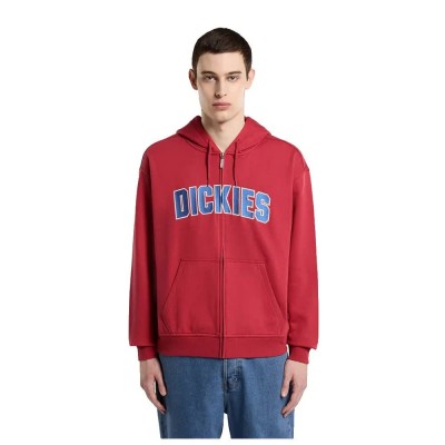 блуза,мъжки,пуловери,dickies,aitkin,zt,full,zip,sweatshirt,red,(garnet)