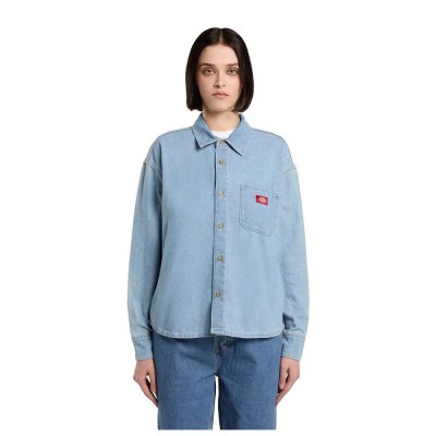 риза,с,дълъг,ръкав,дамски,ризи,dickies,lightweight,denim,long,sleeve,shirt,blue,(vintage,blue)