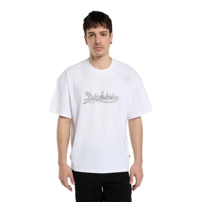 тениска,мъжки,тениски,дамски,тениски,dickies,loose,wave,short,sleeve,t,shirt,white,(white)