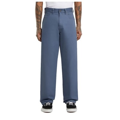панталони,мъжки,панталони,dickies,wellsville,loose,tapered,twill,pants,blue,(retro,indigo)