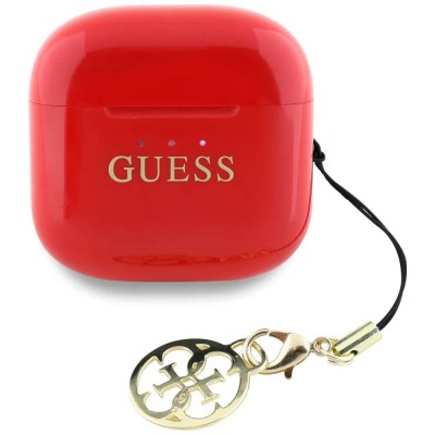 слушалки,слушалки,guess,classic,logo,wireless,earphones,gold