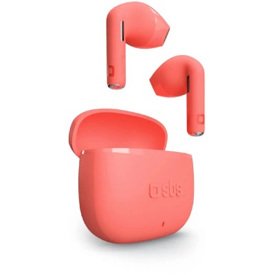 слушалки,слушалки,sbs,go,pods,wireless,earphones,red