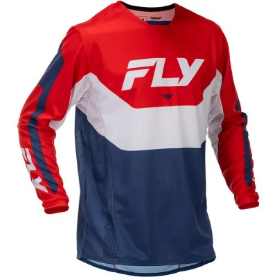 блуза,с,дълъг,ръкав,мъжки,тениски,дамски,тениски,fly,racing,kinetic,long,sleeve,jersey,red,blue,(blue,red,white)
