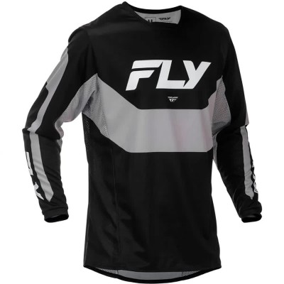 блуза,с,дълъг,ръкав,мъжки,тениски,дамски,тениски,fly,racing,kinetic,long,sleeve,jersey,black,(black,grey)