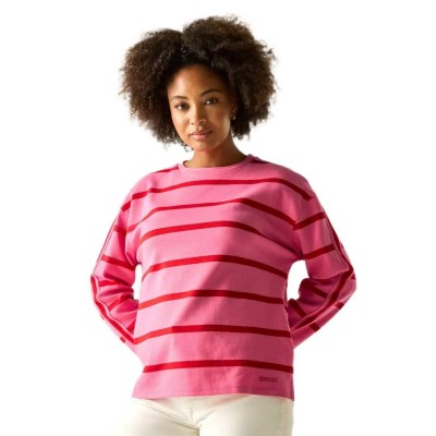 блуза,дамски,блузи,regatta,avira,sweatshirt,pink,(pink,lemonade,hgh,risk,rd,stripe)
