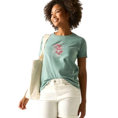 тениска,мъжки,тениски,дамски,тениски,regatta,filandra,ix,short,sleeve,t,shirt,green,(ivy,moss,sketched,bloom)