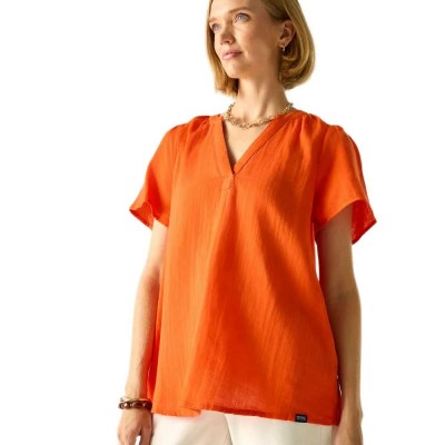 дамски,блузи,regatta,selen,short,sleeve,blouse,orange,(tangerine,tango)