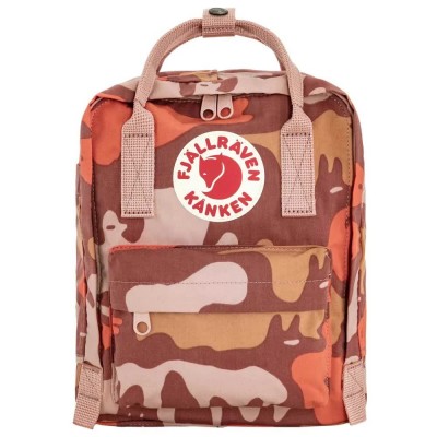 раница,раници,fjällräven,kånken,graphics,mini,backpack,brown,(chalkrose,hidden,animals)