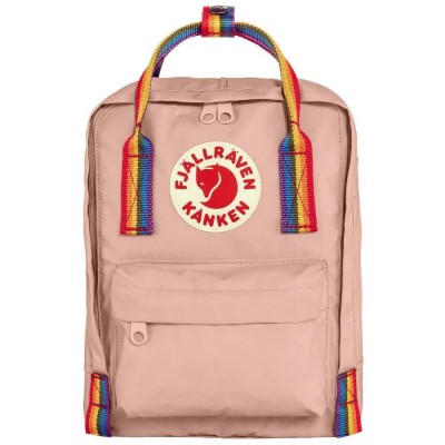 раница,раници,fjällräven,kånken,rainbow,mini,7l,backpack,pink,(chalk,rose,rainbow)