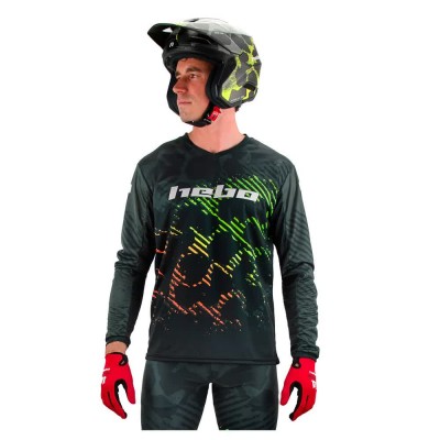 блуза,с,дълъг,ръкав,мъжки,тениски,дамски,тениски,hebo,pro,kamu,long,sleeve,jersey,green,(black)