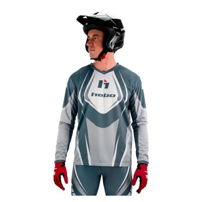 блуза,с,дълъг,ръкав,мъжки,тениски,дамски,тениски,hebo,pro,long,sleeve,jersey,grey,(grey)