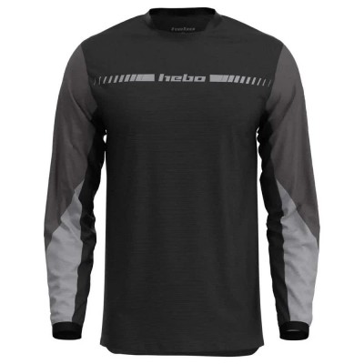 блуза,с,дълъг,ръкав,мъжки,тениски,дамски,тениски,hebo,tech,long,sleeve,jersey,black,(black)