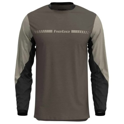 блуза,с,дълъг,ръкав,мъжки,тениски,дамски,тениски,hebo,tech,long,sleeve,jersey,brown,(brown)