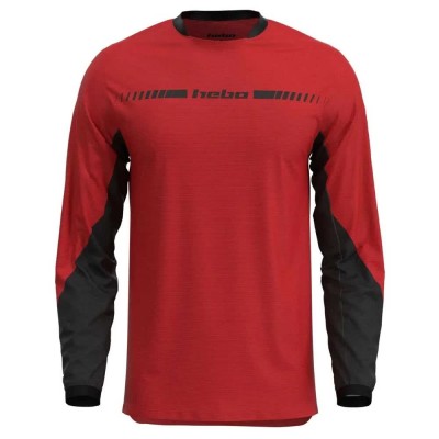 блуза,с,дълъг,ръкав,мъжки,тениски,дамски,тениски,hebo,tech,long,sleeve,jersey,red,(red)