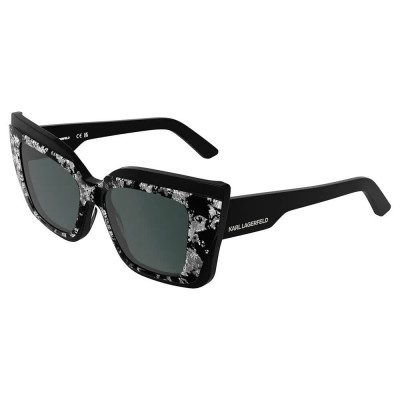 слънчеви,очила,слънчеви,очила,karl,lagerfeld,kl6204s,woman,sunglasses,black,(black,silver)