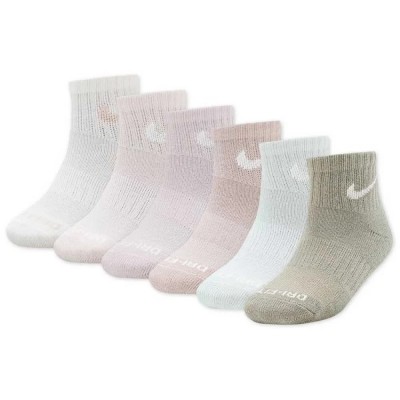 чорапи,мъжки,чорапи,дамски,чорапи,nike,dri,fit,performance,basic,quarter,socks,6,pairs,multicolor,(sail)