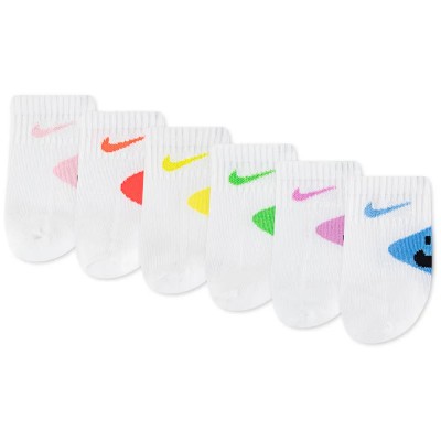 чорапи,мъжки,чорапи,дамски,чорапи,nike,smiley,ank,socks,6,pairs,white,(medium,soft,pink)