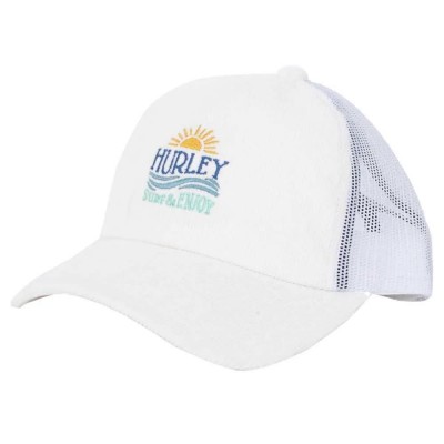 шапка,всички,шапки,hurley,sunrise,trucker,cap,refurbished,white