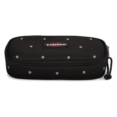 канцеларски,принадлежности,eastpak,oval,single,pencil,case,black,(dots,black,silver)