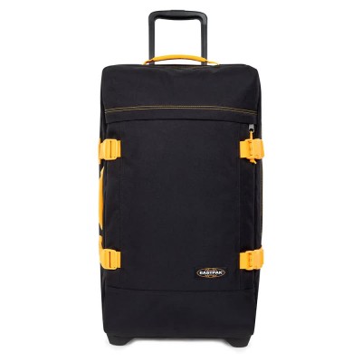 куфари,eastpak,tranverz,l,121l,trolley,bag,black,(kontrast,mango)