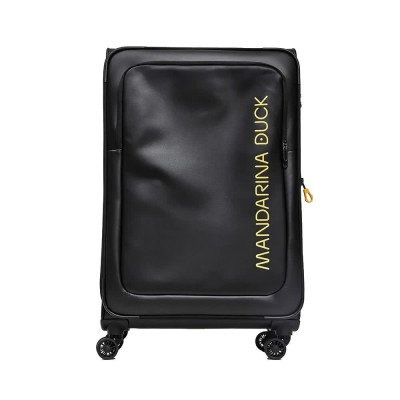 куфари,mandarina,duck,eco,coated,large,exp,trolley,bag,black,(black)
