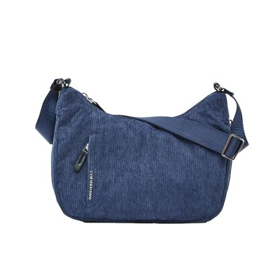 чанта,за,през,рамо,всички,чанти,mandarina,duck,hunter,velvet,hobo,medium,exp,shoulder,bag,blue,wing