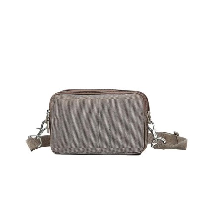 всички,чанти,mandarina,duck,md20,camera,crossbody,grey,(taupe)