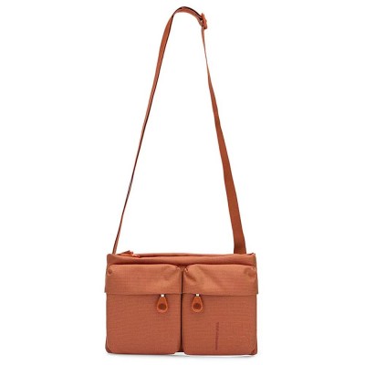 всички,чанти,mandarina,duck,md20,double,pocket,flat,crossbody,brown,(pumpkin)
