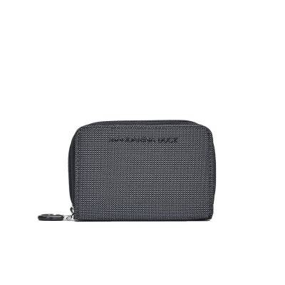 портфейли,и,портмонета,mandarina,duck,md20,small,zip,wallet,grey,(steel)