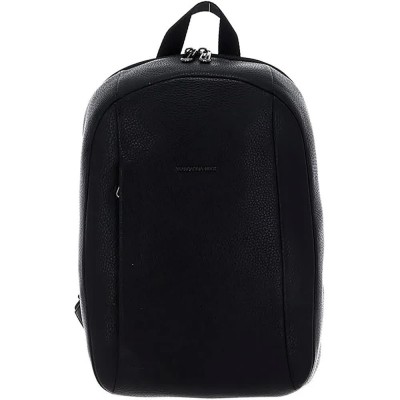 раница,раници,mandarina,duck,mellow,leather,backpack,black,(nero)