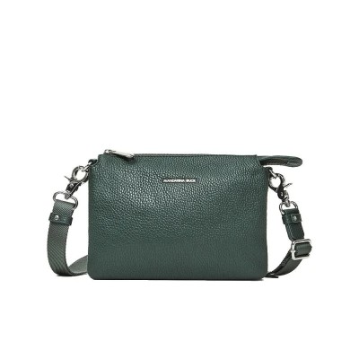 чанти,за,през,рамо,mandarina,duck,mellow,leather,crossbody,pine,green