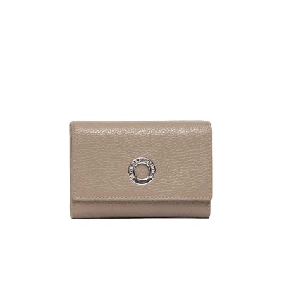 портфейли,и,портмонета,mandarina,duck,mellow,leather,medium,trifold,wallet,beige,(warm,taupe)
