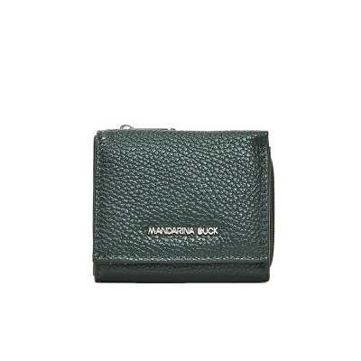 портфейли,и,портмонета,mandarina,duck,mellow,leather,small,wallet,pine,green