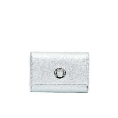 портфейли,и,портмонета,mandarina,duck,mellow,metal,medium,trifold,wallet,silver