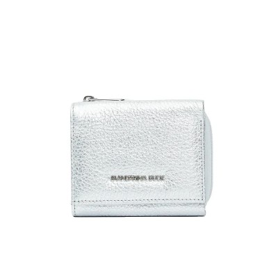 портфейли,и,портмонета,mandarina,duck,mellow,metal,small,wallet,silver