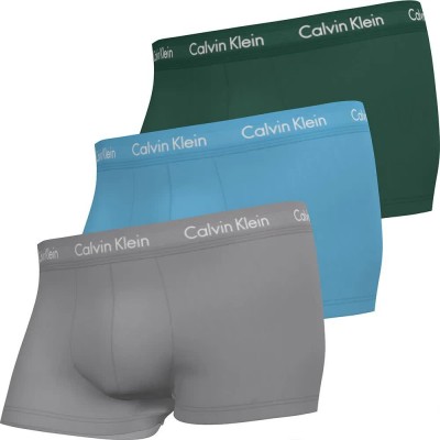 боксерки,мъжко,бельо,calvin,klein,low,rise,boxers,3,units,multicolor,(jade,sea,sky,high,sleek,silver)