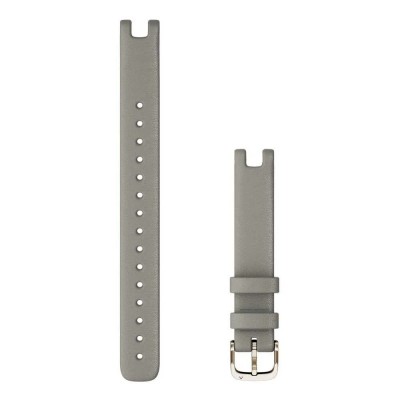 електро,garmin,lily®,14mm,leather,strap,gray,cream,gold