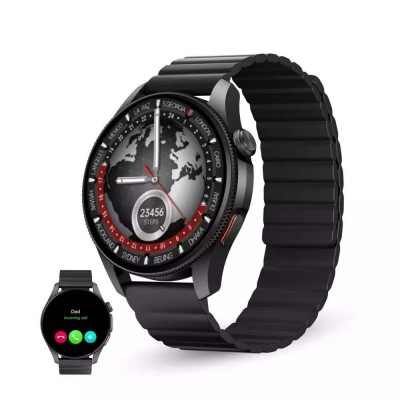 часовници,ksix,horizon,gsp,amoled,smartwatch,silver,(black)