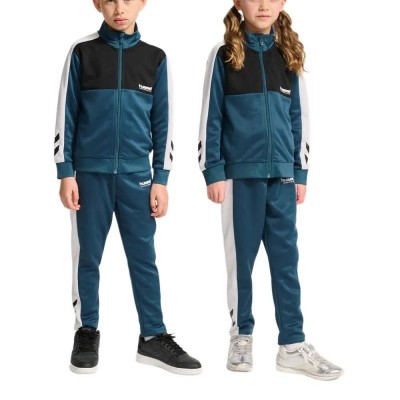 анцуг,детски,анцузи,hummel,colorblock,tracksuit,blue,(stargazer)
