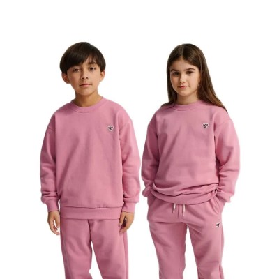 блуза,детски,блузи,hummel,loose,bee,sweatshirt,pink,(polignac)