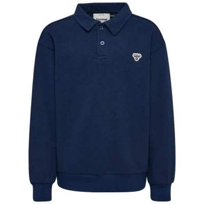 детски,блузи,с,яка,hummel,loose,pique,long,sleeve,polo,blue,(dress,blues)