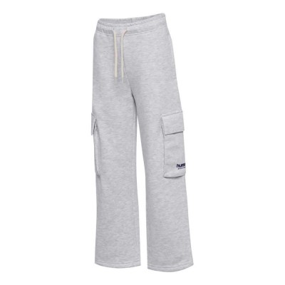 анцуг,детски,панталони,hummel,loose,wide,leg,cargo,sweat,pants,grey,(light,grey,melange)