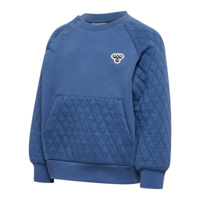блуза,детски,блузи,hummel,mini,loose,quilt,poc,sweatshirt,blue,(dutch,blue)