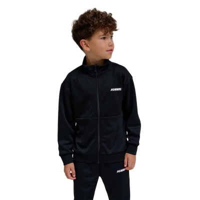 блуза,детски,блузи,hummel,odin,full,zip,sweatshirt,black,(black,asphalt)