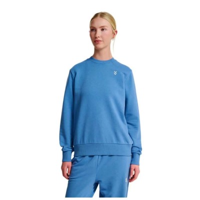 блуза,дамски,блузи,hummel,pulse,sweat,sweatshirt,blue,(riverside)