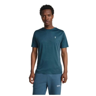 тениска,мъжки,тениски,дамски,тениски,hummel,pulse,training,short,sleeve,t,shirt,blue,(stargazer)