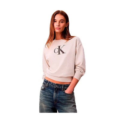 блуза,дамски,блузи,calvin,klein,lv047b234g,sweatshirt,beige,(grey)